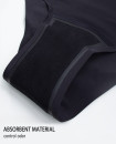 High Waist Seamless Period Menstruation XS-2XL underwear BLACK